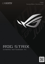 Asus ROG Strix G17 G713PV-HX103W AZERTY Manuel Électronique