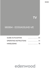 Edenwood ED50A05UHD-VE Guide D'utilisation