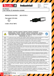 Desoutter MR180-210-K-SI ATEX Mode D'emploi