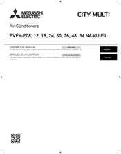 Mitsubishi Electric CITY MULTI PVFY-P12NAMU-E1 Manuel D'utilisation