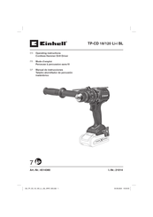 EINHELL TP-CD 18/120 Li-i BL Mode D'emploi