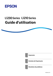 Epson L1210 Série Guide D'utilisation