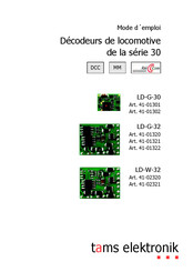 tams elektronik 41-01302 Mode D'emploi