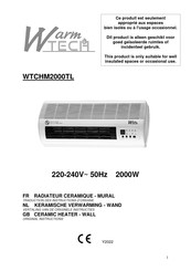 Warm Tech WTCHM2000TL Traduction Des Instructions D'origine