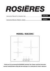 ROSIERES RI633KC Mode D'emploi