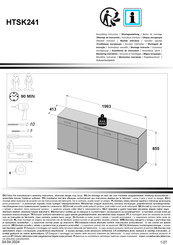 Forte HTSK241 Notice De Montage