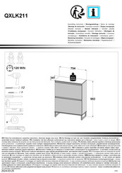 Forte QXLK211 Notice De Montage