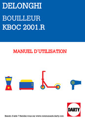 DeLonghi KBOC 2001.R Mode D'emploi