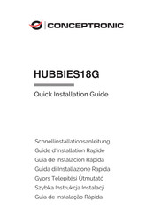 Conceptronic HUBBIES18G Guide D'installation Rapide