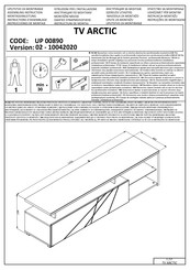 CONFORAMA ARCTIC UP 00890 Instructions D'assemblage