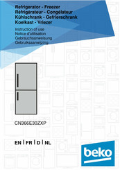 Beko CN366E30ZXP Notice D'utilisation