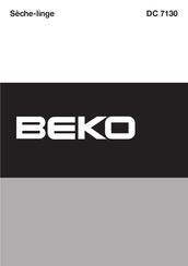 Beko DC 7130 Mode D'emploi