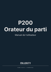 MAJORITY P200 Manuel De L'utilisateur