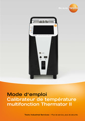 TESTO Thermator II Mode D'emploi