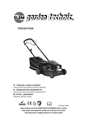 Elem Garden Technic TTAC42T-CC99 Traduction Des Instructions D'origine