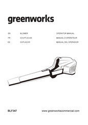 GreenWorks BLF347 Manuel D'opérateur