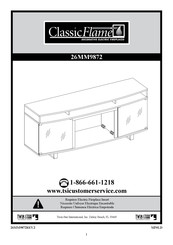 Twin-Star International ClassicFlame 26MM9872 Mode D'emploi