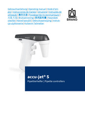 BRAND accu-jet S Mode D'emploi