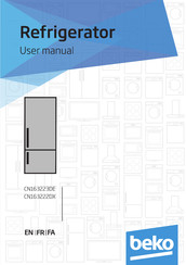 Beko CN163222DX Manuel D'utilisation