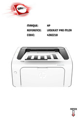 HP LASERJET PRO M12 Guide De L'utilisateur