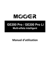 Mooer GE200 Pro Manuel D'utilisation