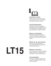 Husqvarna LT15 Manuel D'instructions