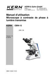 KERN&SOHN OBN-13 Manuel D'utilisation