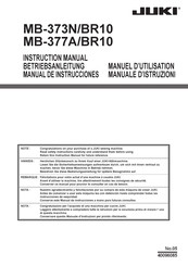 JUKI MB-1800C Manuel D'utilisation