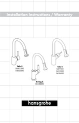 Hansgrohe Talis S 040650 Serie Instructions D'installation