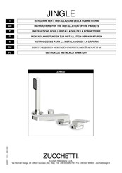 ZUCCHETTI Jingle ZIN450 Instructions Pour L'installation