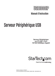 StarTech USB1000IP Manuel D'instruction