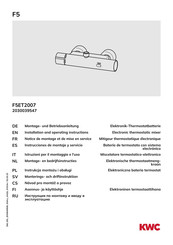 KWC 2030039547 Notice De Montage Et De Mise En Service
