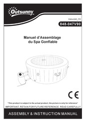 Outsunny 848-047V90 Manuel D'assemblage