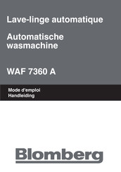 Blomberg WAF 7360 A Mode D'emploi