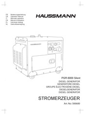 Haussmann PGR-6000 Silent Manuel D'utilisation