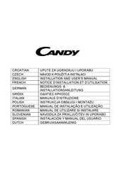 Candy CCHV968X Notice D'installation Et D'utilisation