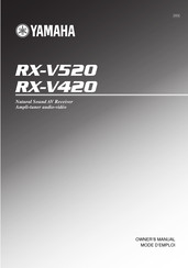 Yamaha RX-V420 Mode D'emploi