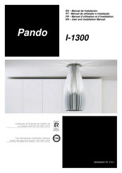 Pando I-1300 Manuel D'utilisation Et D'installation