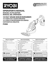 Ryobi P2980 Manuel D'utilisation