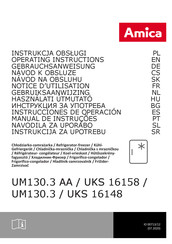 Amica UKS 16158 Notice D'utilisation