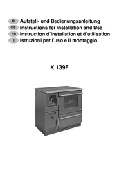 Wamsler K 139F Instructions D'installation Et D'utilisation