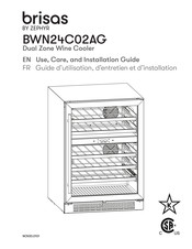 Zephyr brisas BWN24C02AG Guide D'utilisation, D'entretien Et D'installation