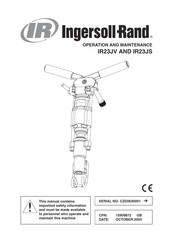 Ingersoll Rand IR23JS Exploitation Et Entretien