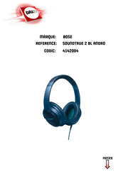 Bose SoundTrue II Notice D'utilisation