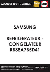 Samsung RB38A7B5D41 Manuel D'utilisation