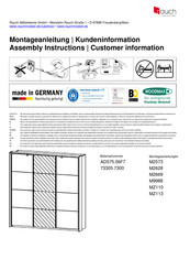 Rauch M2573 Instructions De Montage