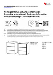 Rauch Modesty AC382.637D Notice De Montage