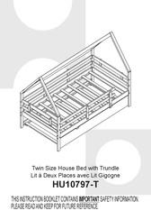 Costway HU10797-T Instructions De Montage