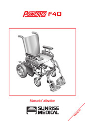 Sunrise Medical PowerTec F40 Manuel D'utilisation