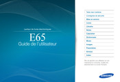 Samsung E65 Guide De L'utilisateur